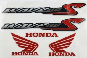 KIT GRAFICA HONDA WAVE 110 S  (PARA MOTO BLANCA)
